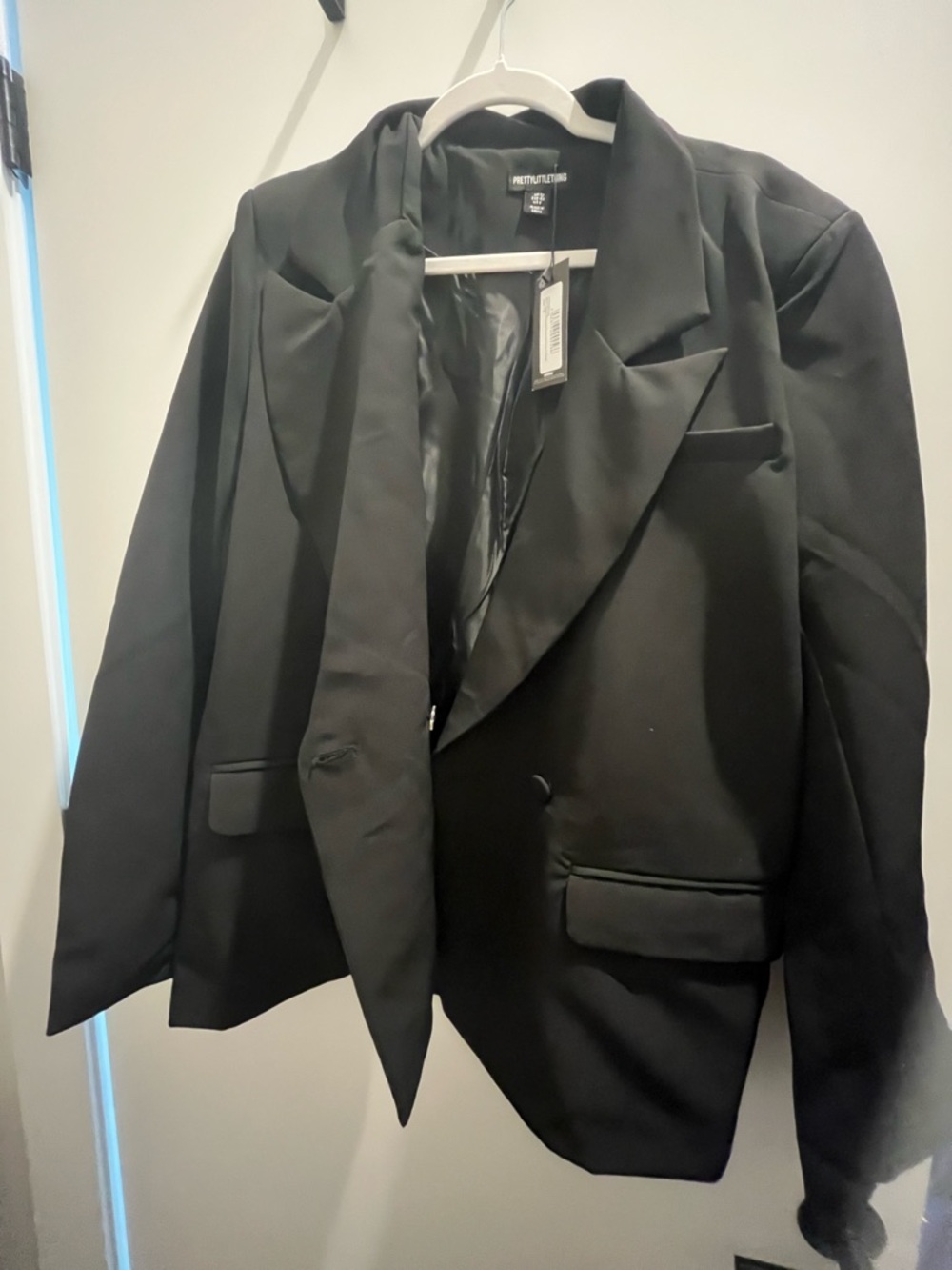 Black Oversized Fit Blazer